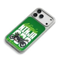 Kawasaki Ninja 650 superbike brand iPhone 17 Pro Max Electroplated Silver Case2