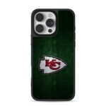 KC Chiefs arrow logo dark green bg Phone Case for iPhone 11-17 & Samsung Galaxy S24-S26