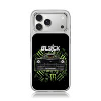 Ken Block Hoonigan Monster Mustang iPhone 17 Pro Max Electroplated Silver Case1