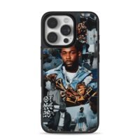 Kendrick Lamar hip hop Grammy art iPhone 16 Pro Max Black Case