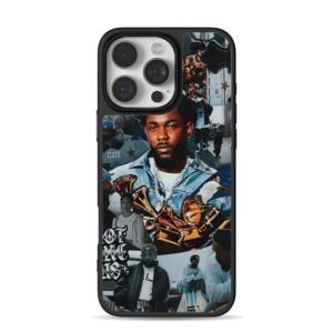 Kendrick Lamar hip hop Grammy art iPhone 16 Pro Max Black Case