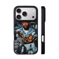 Kendrick Lamar hip hop Grammy art iPhone 17 Pro Max Black Case