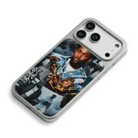 Kendrick Lamar hip hop Grammy art iPhone 17 Pro Max Electroplated Silver Case2