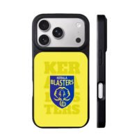 Kerala Blasters elephant ball logo iPhone 17 Pro Max Black Case