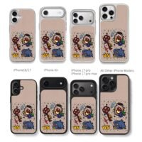 Key fire jar monster crown art Chris Brown Phone Case Black Electroplated Silver For Iphone 11 To 17