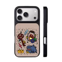 Key fire jar monster crown art iPhone 17 Pro Max Black Case