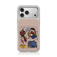 Key fire jar monster crown art iPhone 17 Pro Max Electroplated Silver Case1