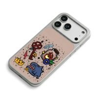 Key fire jar monster crown art iPhone 17 Pro Max Electroplated Silver Case2