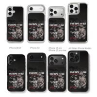Khabib Nurmagomedov UFC eagle art Chris Brown Phone Case Black Electroplated Silver For Iphone 11 To 17