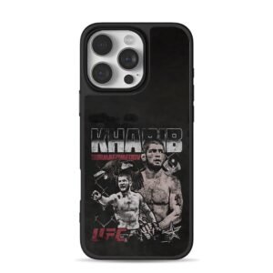 Khabib Nurmagomedov UFC eagle art Phone Case for iPhone 11-17 & Samsung Galaxy S24-S26
