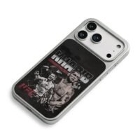 Khabib Nurmagomedov UFC eagle art iPhone 17 Pro Max Electroplated Silver Case2