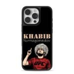 Khabib Nurmagomedov UFC fighter art Phone Case for iPhone 11-17 & Samsung Galaxy S24-S26