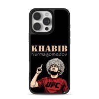 Khabib Nurmagomedov UFC fighter art Phone Case for iPhone 11-17 & Samsung Galaxy S24-S26