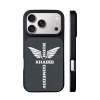 Khabib Nurmagomedov winged logo iPhone 17 Pro Max Black Case