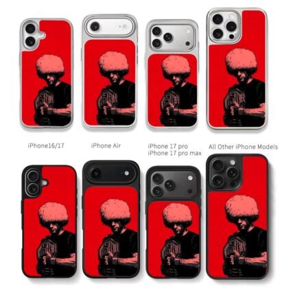 Khabib UFC champ papakha belt red Chris Brown Phone Case Black Electroplated Silver For Iphone 11 To 17
