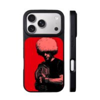 Khabib UFC champ papakha belt red iPhone 17 Pro Max Black Case