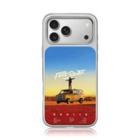 Khalid Free Spirit cover man on van iPhone 17 Pro Max Electroplated Silver Case1