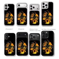 Kid Goku Shenron Dragon Balls Chris Brown Phone Case Black Electroplated Silver For Iphone 11 To 17