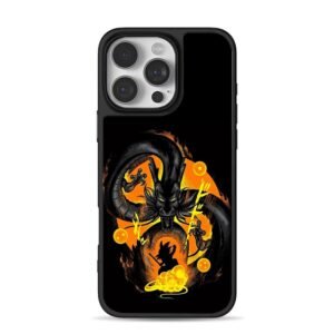 Kid Goku Shenron Dragon Balls Phone Case for iPhone 11-17 & Samsung Galaxy S24-S26