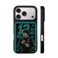 Kimi Antonelli F1 Mercedes 13 racer iPhone 17 Pro Max Black Case