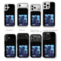Kimi Antonelli italian blue racer Chris Brown Phone Case Black Electroplated Silver For Iphone 11 To 17