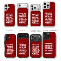 Kimi Raikkonen F1 quote red F1 car Chris Brown Phone Case Black Electroplated Silver For Iphone 11 To 17