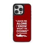 Kimi Raikkonen F1 quote red F1 car Phone Case for iPhone 11-17 & Samsung Galaxy S24-S26