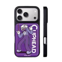 King Dice Cuphead purple dice guy iPhone 17 Pro Max Black Case