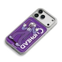 King Dice Cuphead purple dice guy iPhone 17 Pro Max Electroplated Silver Case2