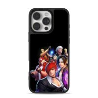 King of Fighters main characters iPhone 16 Pro Max Black Case