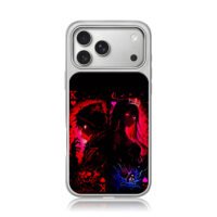King Queen Hearts Anime Couple iPhone 17 Pro Max Electroplated Silver Case1