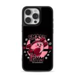 Kirby lifting Smash Gym Smash Bros Phone Case for iPhone 11-17 & Samsung Galaxy S24-S26