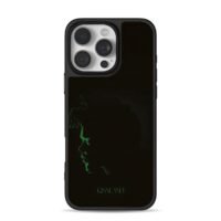 Kissland The Weeknd green art iPhone 16 Pro Max Black Case