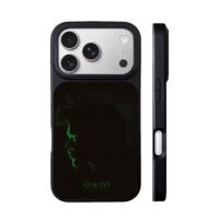 Kissland The Weeknd green art iPhone 17 Pro Max Black Case