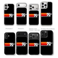 K&N High-Flow Air Filters stripes Chris Brown Phone Case Black Electroplated Silver For Iphone 11 To 17