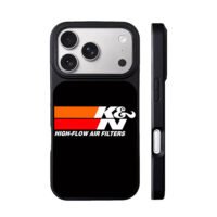 K&N High-Flow Air Filters stripes iPhone 17 Pro Max Black Case