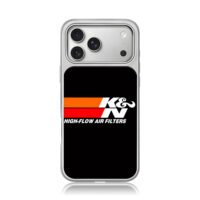 K&N High-Flow Air Filters stripes iPhone 17 Pro Max Electroplated Silver Case1