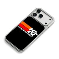 K&N High-Flow Air Filters stripes iPhone 17 Pro Max Electroplated Silver Case2