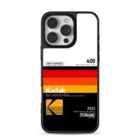 Kodak 400 retro color film print iPhone 16 Pro Max Black Case