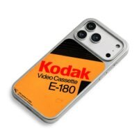 Kodak E180 VHS retro video tape art Phone Case for iPhone 11-17 & Samsung Galaxy S24-S26 - Image 5