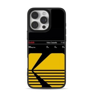 Kodak T120 retro video cassette art Phone Case for iPhone 11-17 & Samsung Galaxy S24-S26