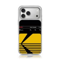 Kodak T120 retro video cassette art iPhone 17 Pro Max Electroplated Silver Case1