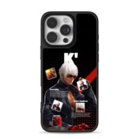 KOF K cool anime fighter artwork Phone Case for iPhone 11-17 & Samsung Galaxy S24-S26