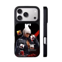 KOF K cool anime fighter artwork iPhone 17 Pro Max Black Case