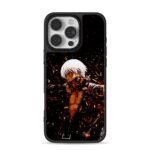 KOF K Dash white hair fiery fighter Phone Case for iPhone 11-17 & Samsung Galaxy S24-S26