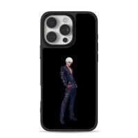 KOF K Dash whitehaired anime guy iPhone 16 Pro Max Black Case