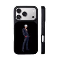 KOF K Dash whitehaired anime guy iPhone 17 Pro Max Black Case