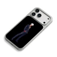 KOF K Dash whitehaired anime guy iPhone 17 Pro Max Electroplated Silver Case2