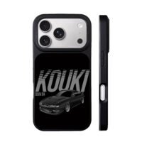 Kouki Silvia S14 black JDM sports car iPhone 17 Pro Max Black Case
