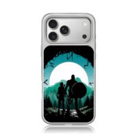 Kratos Atreus GodOfWar forest iPhone 17 Pro Max Electroplated Silver Case1